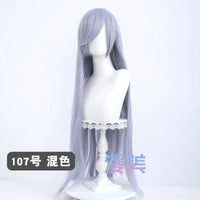 Manmei 100cm Long Straight Cosplay Wig for Anime, Costume & Character Styling