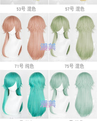 Manmei Medium Long Outward Flipped Wolf Tail Universal Cosplay Wig