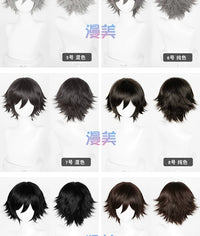 Manmei Upgraded 32cm Outward Flipped Universal Cosplay Wig Colors 1 – 72
