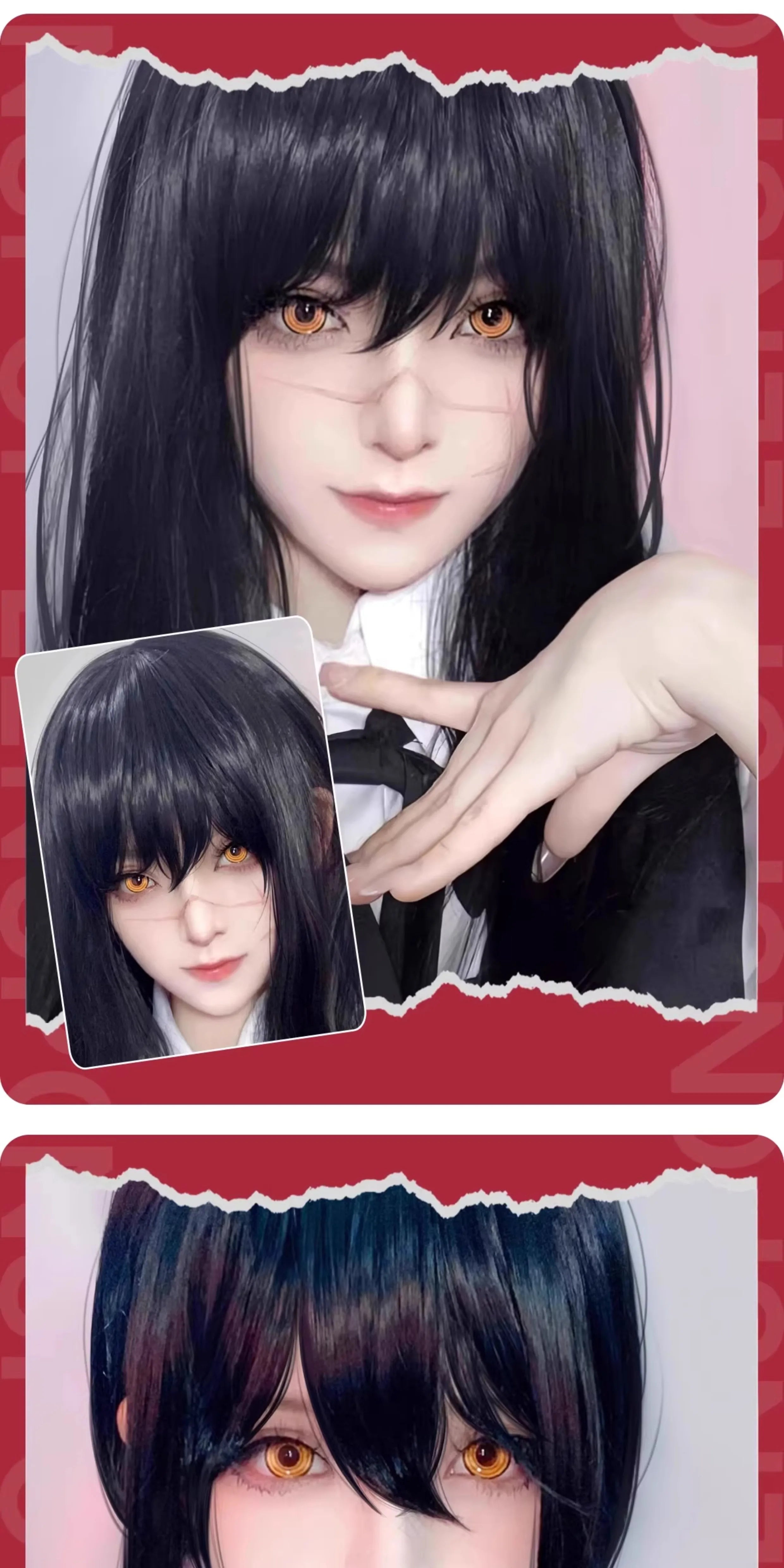 LENSPOP Power 6-Month Golden Ring Chainsaw Man Cosplay Contact Lenses