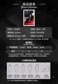 XIAODOUZI 15cm Red Sole Platform Cosplay Shoes 2.0 | Height-Increasing Costume Boots