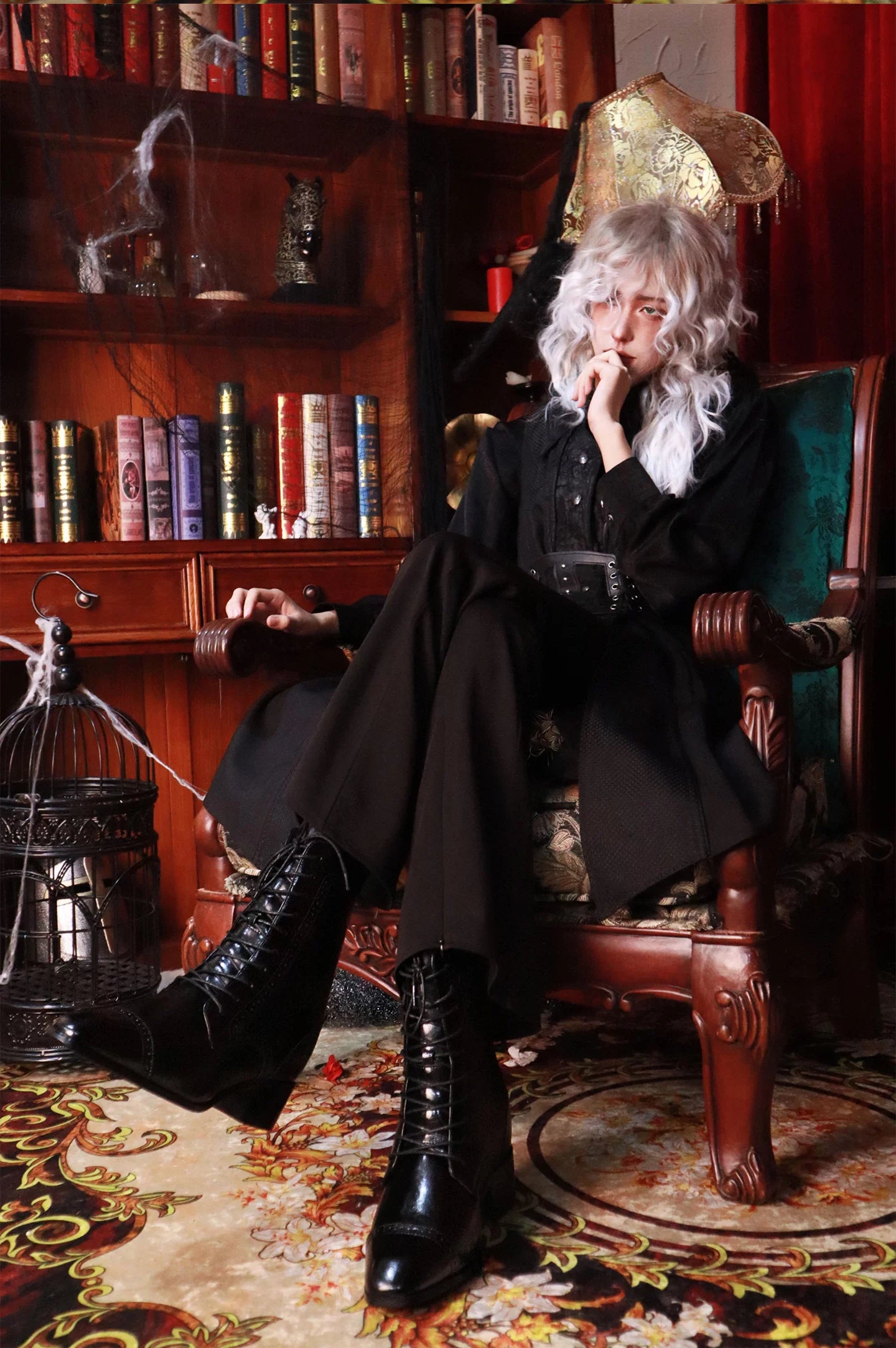 XIAODOUZI 15cm Red Sole Platform Cosplay Shoes 2.0 | Height-Increasing Costume Boots
