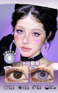 LENSPOP Purple Collection 1-Day Anime Cosplay Contact Lenses