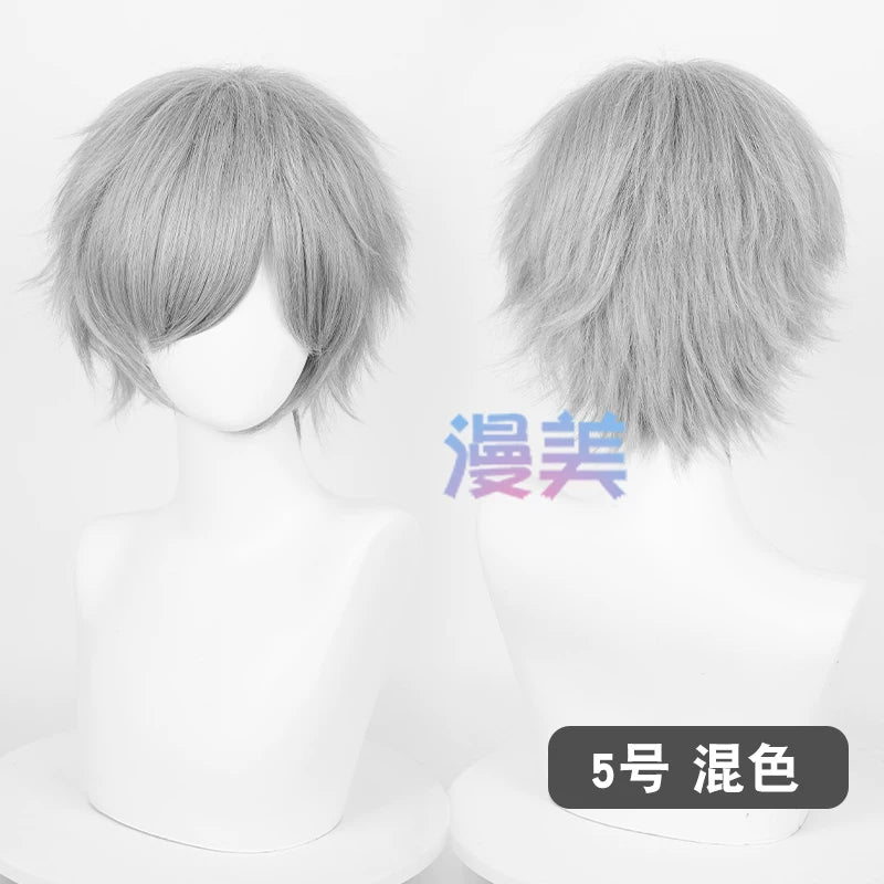 Manmei 30cm Teased Outward Flipped Short Universal Cosplay Wig