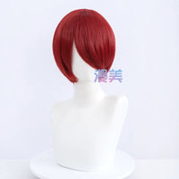 Manmei 30cm Face Framing Short Universal Cosplay Wig with Scalp Top