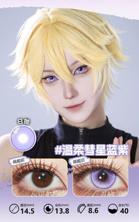 LENSPOP Purple Collection 1-Day Anime Cosplay Contact Lenses