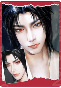 LENSPOP Sasuke Uchiha 6-Month Sharingan Cosplay Contact Lenses – 3-Tomoe & Mangekyo