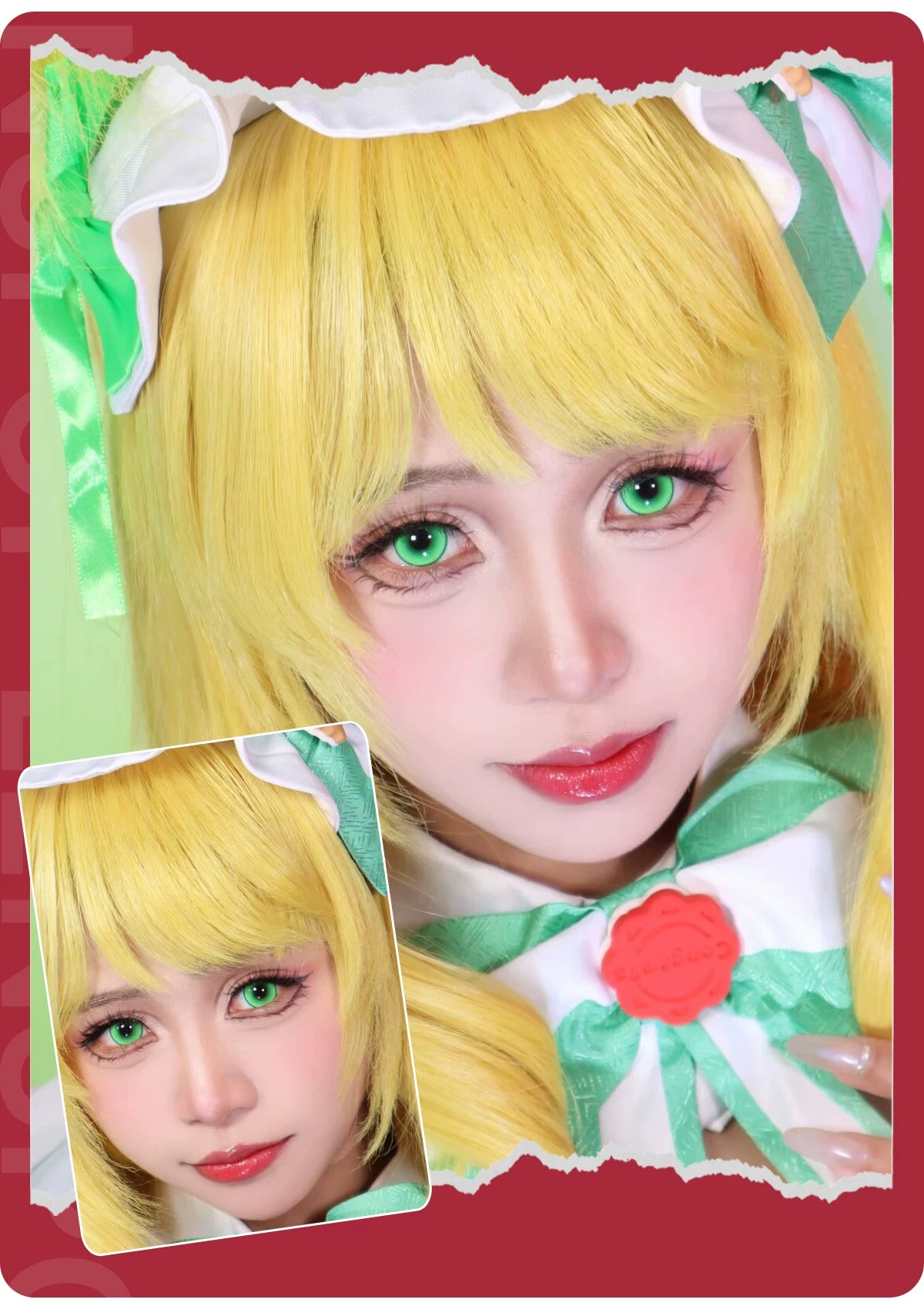 LENSPOP Firefly 6-Month Cosplay Contact Lenses – Forest Blue Green Purple Sandwich Series