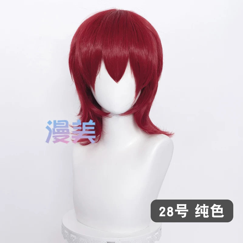 Manmei 37cm Outward Flipped Wolf Cut Universal Cosplay Wig