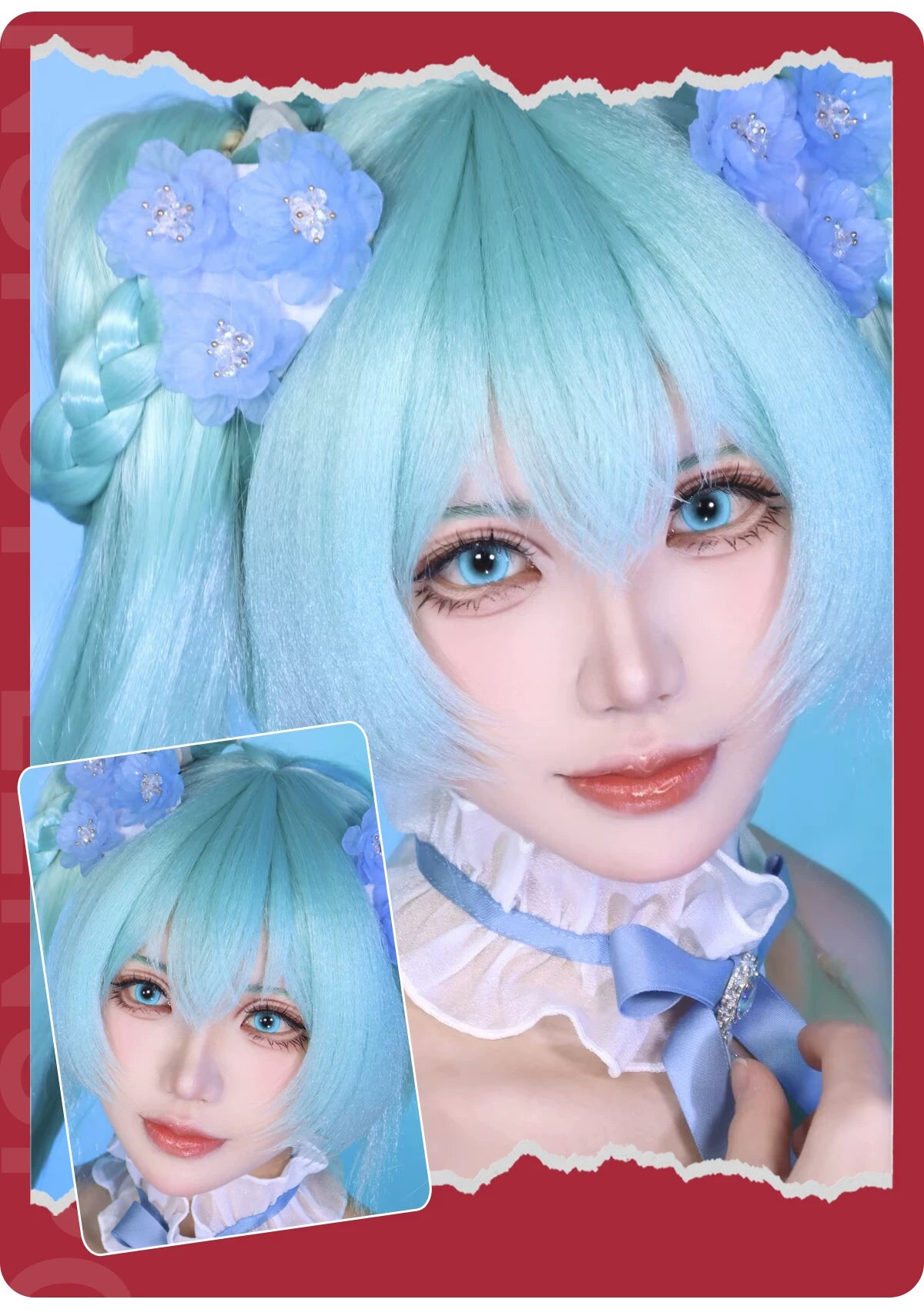 LENSPOP Firefly 6-Month Cosplay Contact Lenses – Forest Blue Green Purple Sandwich Series