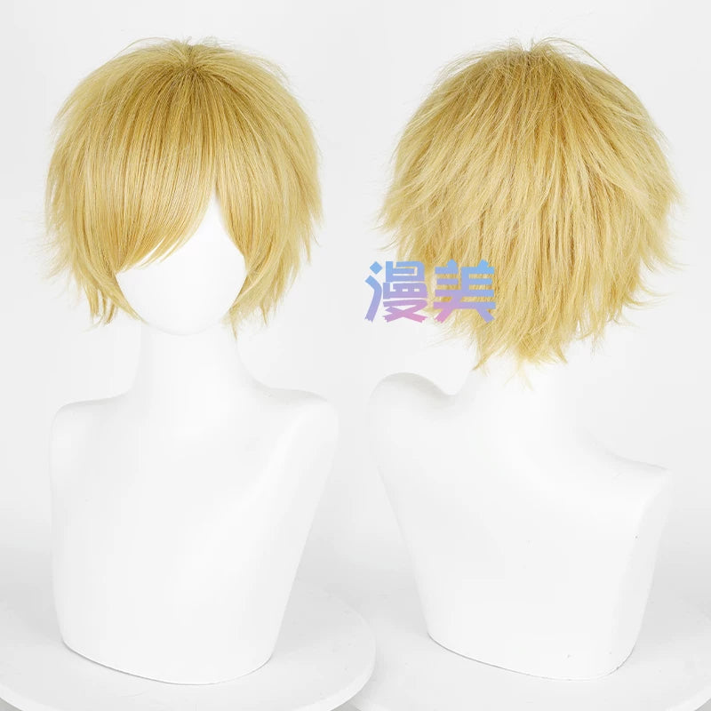 Manmei 30cm Teased Outward Flipped Short Universal Cosplay Wig