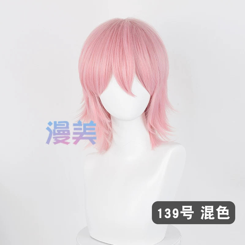 Manmei 37cm Outward Flipped Wolf Cut Universal Cosplay Wig