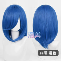 Manmei 40cm Medium Length Universal Cosplay Wig with Inward Curved Ends