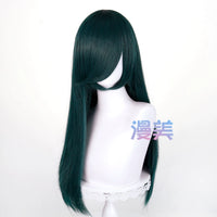 Manmei 60cm Long Straight Universal Cosplay Wig with Long Bangs