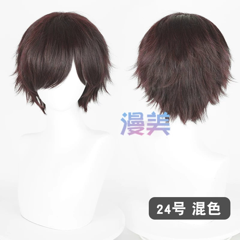 Manmei 30cm Teased Outward Flipped Short Universal Cosplay Wig