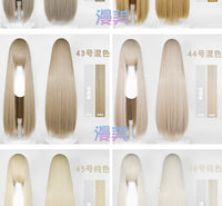 Manmei 600g Upgraded Thickened 100cm Long Straight Universal Cosplay Wig – 168 Colors