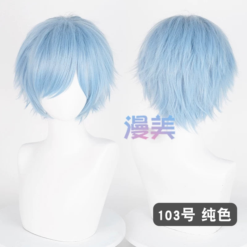 Manmei 30cm Teased Outward Flipped Short Universal Cosplay Wig
