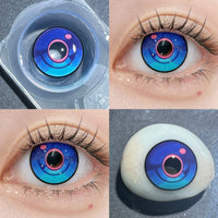 Comic Pie Xitlali 1-Year Blue Large Diameter Genshin Impact Cosplay Contact Lenses