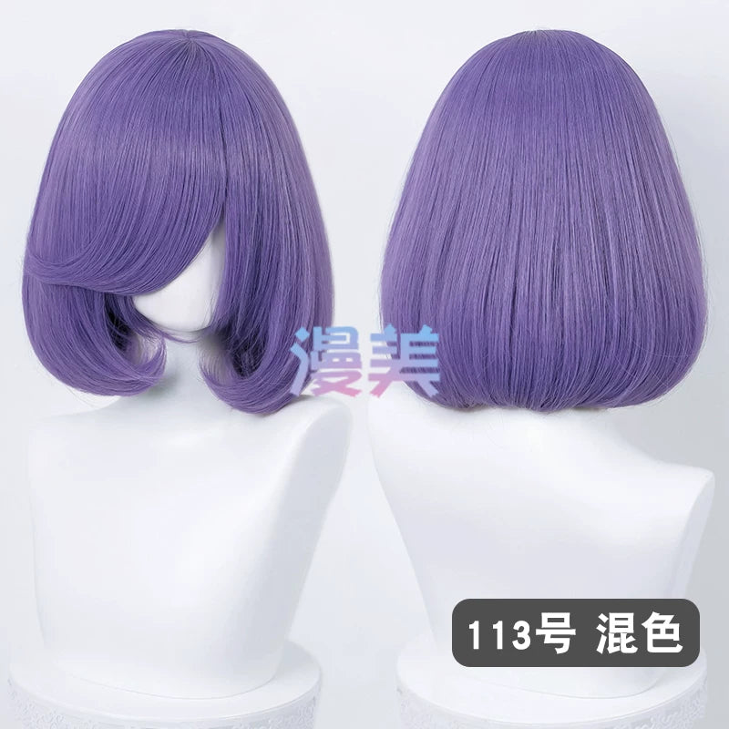 Manmei Bobo Bob Cut Inward Curled Short Universal Cosplay Wig