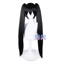 Manmei 80cm Thick Crimped Clip On Twin Ponytail Cosplay Hairpieces