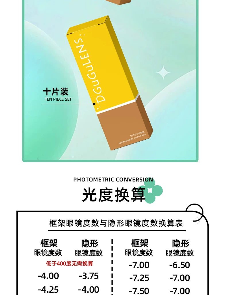 DGUGULENS Xiao Yi 1-Day Light and Night Cosplay Contact Lenses – Zhuxinli Series