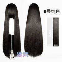 Manmei 600g Upgraded Thickened 100cm Long Straight Universal Cosplay Wig – 168 Colors