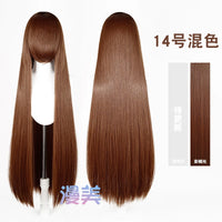 Manmei 600g Upgraded Thickened 100cm Long Straight Universal Cosplay Wig – 168 Colors