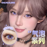 DGUGULENS Purple 1-Day Anime Cosplay Contact Lenses
