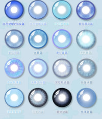 LENSPOP Blue Collection 1-Day Anime Cosplay Contact Lenses