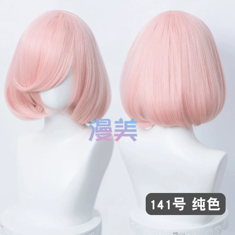 Manmei Bobo Bob Cut Inward Curled Short Universal Cosplay Wig