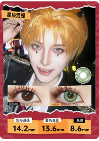 LENSPOP Starlight Tears Series 1-Day Anime Cosplay Contact Lenses
