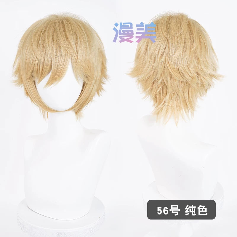 Manmei Upgraded 32cm Outward Flipped Universal Cosplay Wig Colors 1 – 72