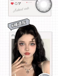 DGUGULENS Gray Collection 14.0mm 1-Day Anime Cosplay Contact Lenses
