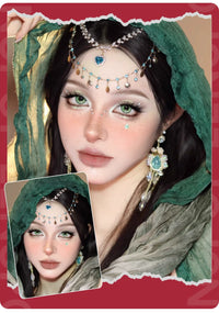 LENSPOP Starlight Tears 6-Month Cosplay Contact Lenses – Halo Sandwich Series
