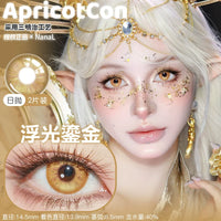 Apricotcon 1-Day Cosplay Contact Lenses – Floating Light, Golden Glow, Nanxing & Gothic Rose