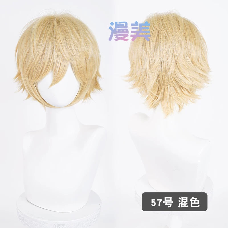 Manmei Upgraded 32cm Outward Flipped Universal Cosplay Wig Colors 1 – 72