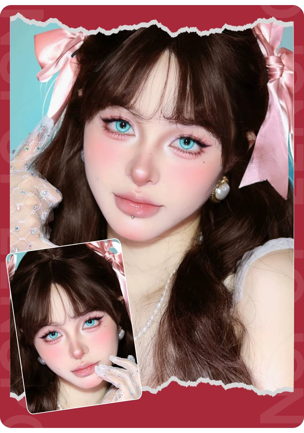 LENSPOP Starlight Tears Series 1-Day Anime Cosplay Contact Lenses