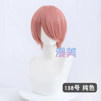 Manmei 30cm Face Framing Short Universal Cosplay Wig with Scalp Top