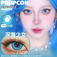 Propcon 1-Day to 6-Month Katarina Claes Cosplay Contact Lenses – Crystal & Glacier Elf