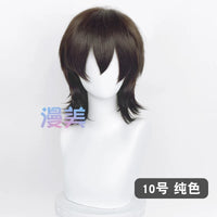 Manmei 37cm Outward Flipped Wolf Cut Universal Cosplay Wig