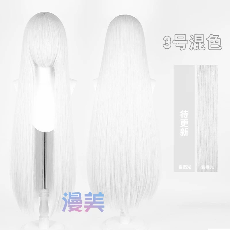 Manmei 600g Upgraded Thickened 100cm Long Straight Universal Cosplay Wig – 168 Colors