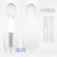 Manmei 600g Upgraded Thickened 100cm Long Straight Universal Cosplay Wig – 168 Colors