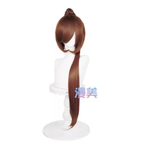 漫美万用虎口夹90cm单马尾古风cos20色可选毛娘造型练手角色假发