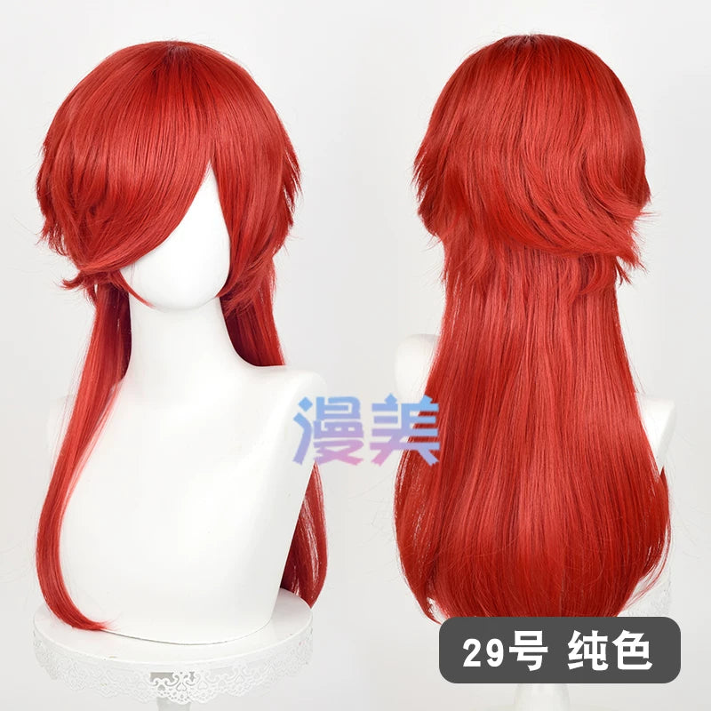 Manmei Medium Long Outward Flipped Wolf Tail Universal Cosplay Wig