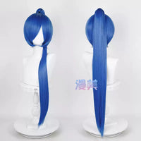 漫美万用虎口夹90cm单马尾古风cos20色可选毛娘造型练手角色假发