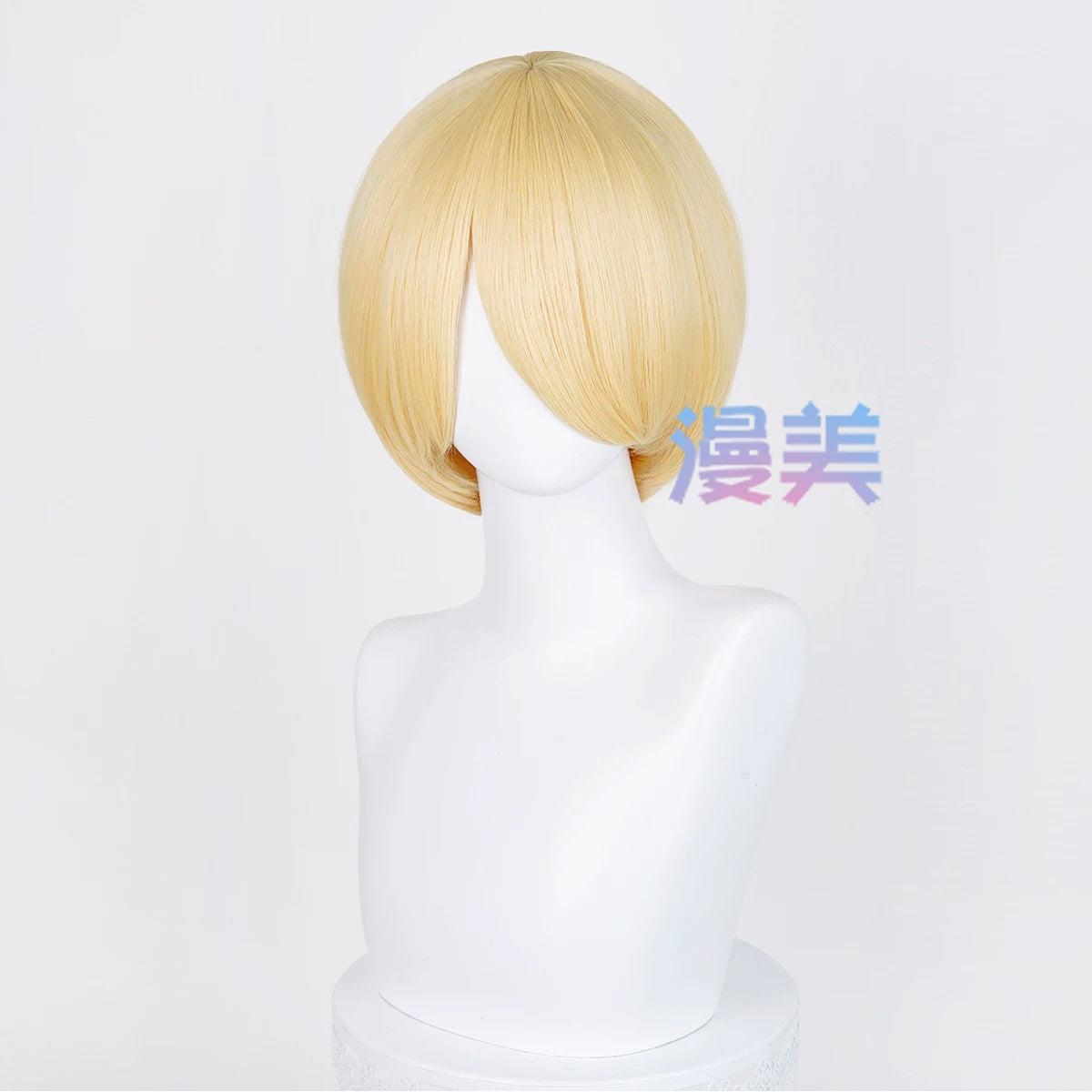 Manmei 30cm Face Framing Short Universal Cosplay Wig with Scalp Top