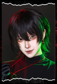 LENSPOP Head Seven Tales 1-Day Cosplay Contact Lenses | Black Green