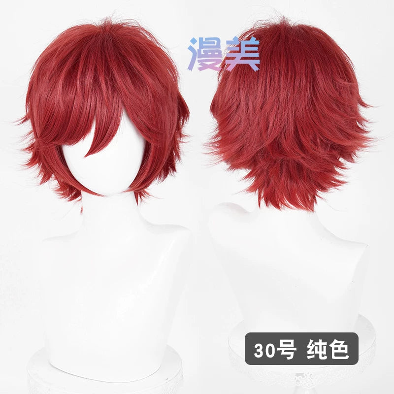 Manmei Upgraded 32cm Outward Flipped Universal Cosplay Wig Colors 1 – 72