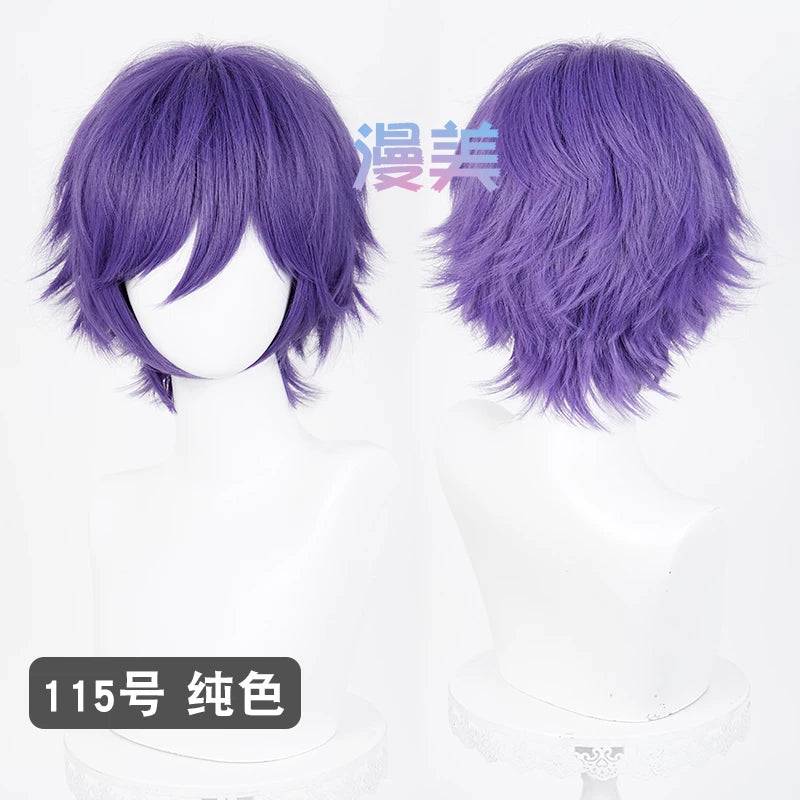 Manmei Upgraded 32cm Outward-Flipped Universal Cosplay Wig Colors 73 – 168