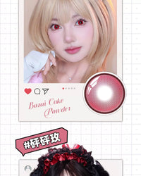 DGUGULENS Pink Collection 1-Day Anime Cosplay Contact Lenses – Nezuko & Madoka
